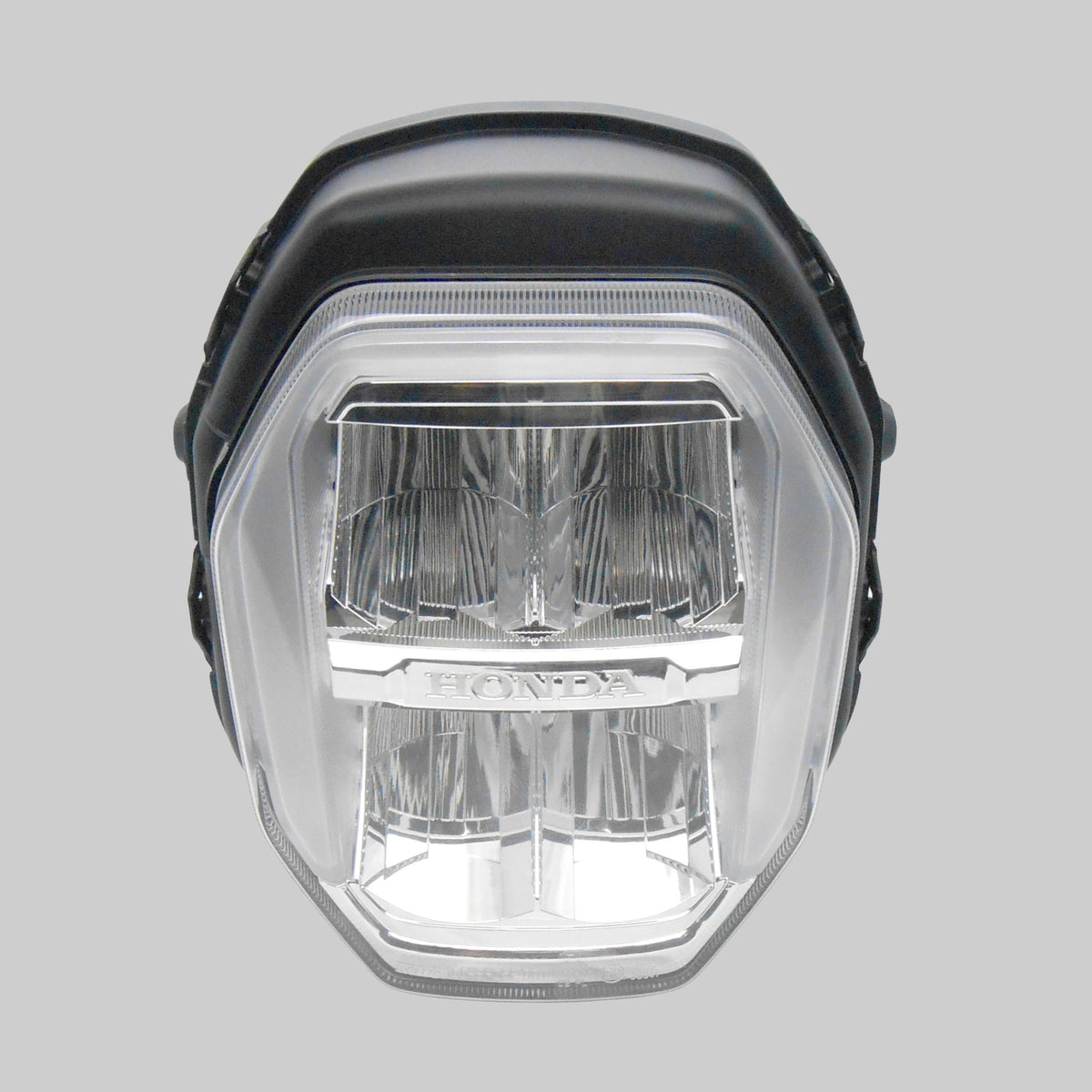 Honda Grom MSX125 Front LED Turn Signal Kit 2014-2024 – Clear Lens, Amber LED, Flush Mount By Chrome Glow