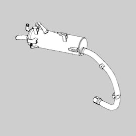 Honda Monkey 125 ( 18-21 ) Auspuff - Schalldämpfer komplett  ( Serie ) 