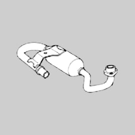 Honda Monkey 125 ( 18-21 ) Auspuff - Krümmer mit Katalysator komplett  ( Serie ) 