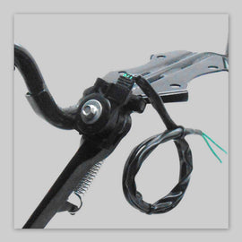 Honda Super Cub C125 ( 2022-  ) Seiten - Ständer Umbausatz V2 mit Schalter 