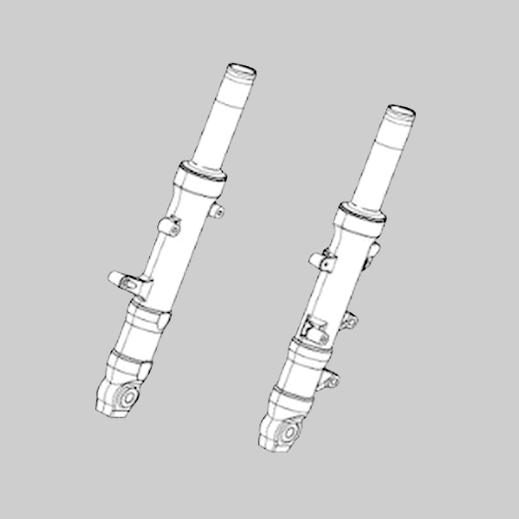 Honda Forza 350 ( 23-25 ) Paar Gabel - Standrohre komplett , neu " Original Honda "