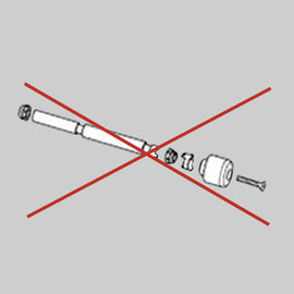 Honda Wave 110 i ( alle ) Umbau - Kit leichte Lenkergewichte , Endkappen links & rechts 