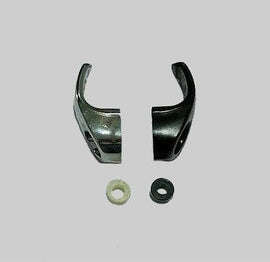 Honda Wave 110 i / Innova ANF 125 Taschenhalter Helmhalter Plastic schwarz / chrom universell