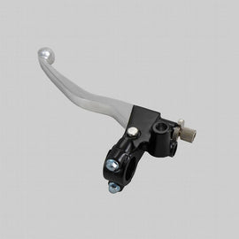 Honda CBR 125 R JC50 ( 2011- ) Halterung Spiegel kompl. mit Kupplungshebel silber