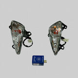 Honda Innova ANF 125 Klarglas Blinker Umbau vorne incl. Spezial Relais !