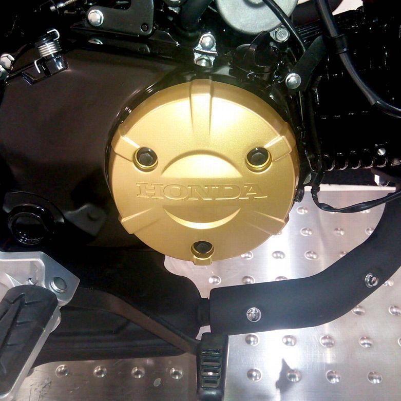 Honda MSX 125 / SF ( 13-19 ) Schutz - Abdeckung Motor Kupplungsdeckel Gold " Original Honda "