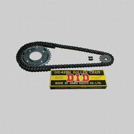 Honda MSX 125 / SF ( 13-19 } Umbaukit Kettensatz Teilung 428 verstärkt , Tuning