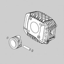 Load image into Gallery viewer, Honda MSX 125 / SF ( 13-19 ) Motor - Zylinder &amp; Kolben Kit &quot; Original Honda &quot;