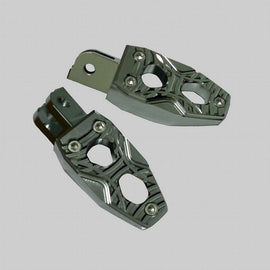 Honda MSX 125 / SF ( 13-19 ) Fussrasten vorne Alu CNC poliert Racing  