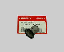 Laden Sie das Bild in den Galerie-Viewer, Honda Vision 110 i 4-Takt ( 2011- ) Ölfilter Sieb &quot; Original Honda &quot;