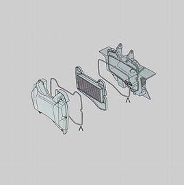 Honda Wave 110 i 2012 - Motor Luftfilter - Dichtsatz 
