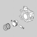 Honda PCX 125 10-12 Motor - Zylinder & Kolben Kit 