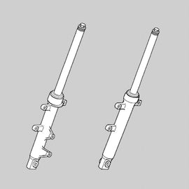 Honda CBR 125 R JC50 11-18 Paar Gabel - Standrohre komplett, 