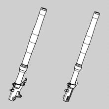 Load image into Gallery viewer, Honda MSX 125 SF ABS ( 17-19 ) Paar Gabel - Standrohre komplett &quot; Original Honda &quot;