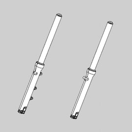 Honda Rebel 500 2017- Paar Gabel - Standrohre komplett 