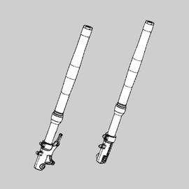 Honda Monkey 125 ( 18-21 ) Paar Gabel - Standrohre komplett , 3 Farben 